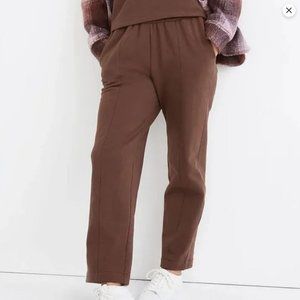 Madewell Brown Ribbed Seamed Pockets Sweatpants Pants Large
